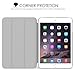 MoKo Case Fit iPad Mini 3/2 / 1, Slim Lightweight Smart Shell Stand Cover with Translucent Frosted Back Protector Fit Apple iPad Mini 1 / Mini 2 / Mini 3, Peach Blossom (with Auto Wake/Sleep)