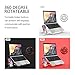 Laptop Stand Adjustable Computer Stand with Phone Holder Compatible with MacBook Air Pro, Dell XPS, HP, Lenovo More 10-17 Inch Laptop (Black)thumb 1