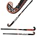 Carbon Tech Composite Field Hockey Stick NARANJA Outdoor Multi Curve - 75% Carbon - 5% Aramid - 20% fiber Glass (36.5 Inches Length)