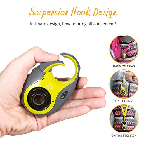 FLAGPOWER Kids Digital Camera with 16GB SD Card, Mini Digital Video Recorder Camcorder Camera, 1.5" Colour Screen / 4X Digital Zoom / 12MP HD