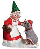 Mrs. Santa Claus Gnome Tabletop Decor 11.5 x 9-Inch