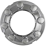 Center Cap for Ford F250/350 4WD/4x4, 05-16 Chrome Auto Hub Cover, 5C3Z-1130-LA OEM Genuine Factory Aftermarket Replacement, Snap On - Fits 17