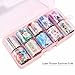 10 Rolls Laser Holographic Nail Foil Sticker Colorful Flower Starry Sky Manicure Transfer Decals Nail Art DIY Decoration Kit