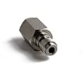 IORMAN Universal 8mm Quick-Disconnect Plug Adapter 1/8" BSPP Female Thread Paintball Fittings with Sealing O-Ring