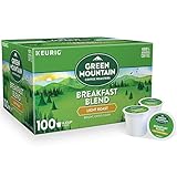 Green Mountain Coffee Breakfast Blend, K-Cup for Keurig Brewers, 100 Count (Packaging May Vary)