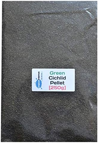 Aquarama Fine Green Spirulina Cichlid Pellet Tropical Fish Food [250g]