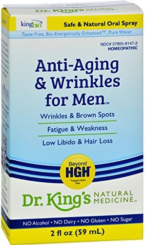 2Pack! King Bio Homeopathic Anti Aging and Wrinkles - Men - 2 oz