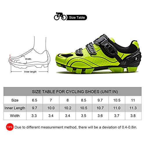 image for Santic Cycling Shoes Men SPD Mountain Bike Lock Shoes MTB Cycling Acce