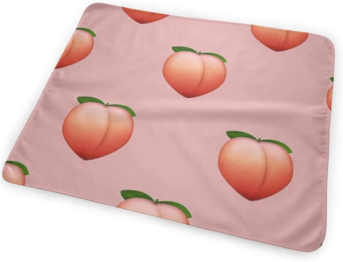 peach changing pad cover