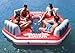 Intex Pacific Paradise Relaxation Station Water Lounge 4-Person River Tube Raft