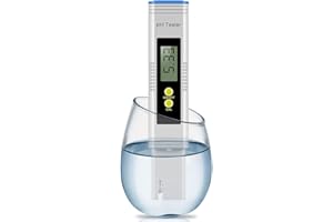 STMWORLD PH Meter for Water, PH Tester 0.01High Accuracy Water Quality Tester with 0-14 PH Measurement Range, PH Meter for Household Drinking, Pool, Aquarium, Aquaculture, Lab, Beer Brewing & Wine