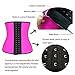 Sport Latex Underbust Steel Boned Waist Trainer Corset and Bustiers with 3 Hooks,black-S