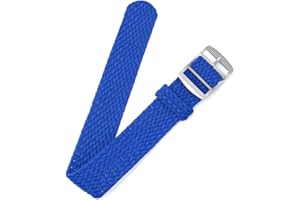 BARAK WATCHES Canvas Nylon Watch Straps, Nylon Braided Watch Band, Replacement Watchband Hook and Loop Straps (16mm,18mm,20mm,22mm) For Men Women