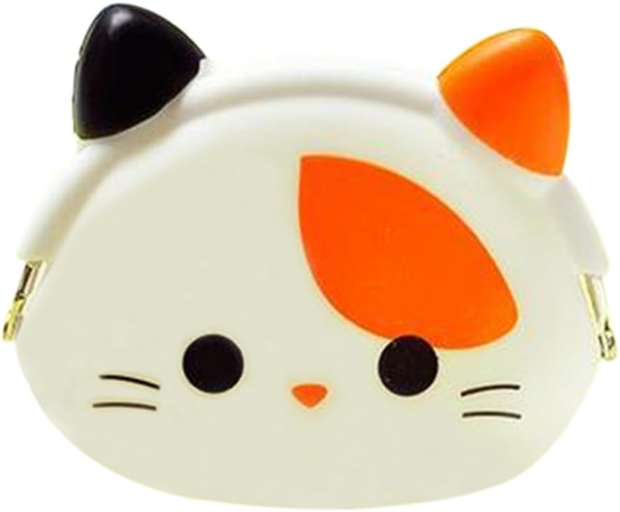Cradlebeauty Candy Color Mini Clutch Kawaii Cartoon Animal Silicone Coin Purse