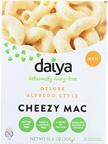 Daiya Foods Inc Cheezy Mac - Deluxe - Alfredo Style - Dairy Free - 10.6 oz - case of 8 - Gluten Free - Dairy Free - Wheat Free-Vegan
