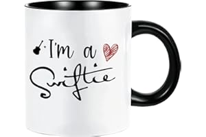 CINHOLL Taylor Coffee Mug, Swiftie Merch Cup for Music Eras, Music Lovers Gifts for Women Girls Fans Merch, Merchandise, 11.8oz