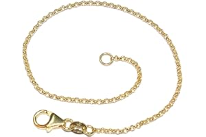 Real 14kt Gold Filled 1.8mm Rolo/Belcher Chain Anklet. Custom made to your size. Handmade by BalliSilver. An Economical Alter