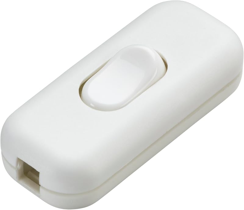Knightsbridge ST6AWH Knightsbridge 6A DP Inline Cord Switch White