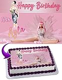 Nicki Minaj Edible Cake Image Topper Personalized
