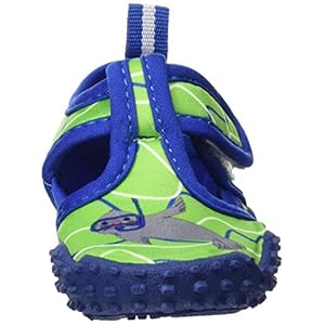 Playshoes Unisex Kinder Badeschuhe mit Uv-schutz Aqua Schuhe Robbe, Blau Grün, 22/23 EU 16 Schnorchelmasken 516NONSPzEL. SS300 Obermaterial: Synthetisch
Innenmaterial: Ohne Futter
Sohle: Gummi
