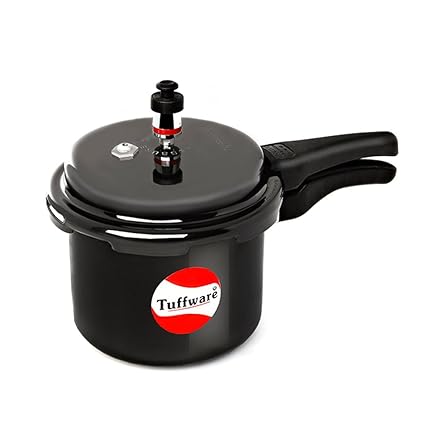 Tuffware Hard Anodised Regular Outer Lid, 5 Litre, Black