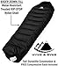 Hyke & Byke 650 Fill Power Down Sleeping Bag for Backpacking – Quandary 15 Degree F Ultralight, Ultra Compact Down Filled 3 Season Men’s and Women’s Lightweight Mummy Bags