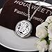 HOUSWEETY Aromatherapy Essential Oil Diffuser Necklace-Stainless Steel Butterfly Locket Pendant,11 Refill Pads (Non-Engraving)