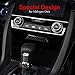 Thenice for 10th Gen Civic Real Carbon Fiber Passenger Airbag Light Trims Decoration Cover for Honda Civic 2021 2020 2019 2018 2017 2016