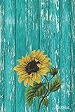 Journal: Rustic Sunflower Blank Lined Notebook | Decorated Interior by Flower Love Press