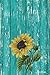 Journal: Rustic Sunflower Blank Lined Notebook | Decorated Interior by Flower Love Press