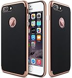 iphone 7 Plus Case, CLONG [Slim-Fit] Apple iPhone 7 Plus Case Cover TPU/PC Shock-Absorption Bumper and Anti-Scratch Case Cover Shell for Apple iPhone 7 Plus 5.5 inch - Rose Gold