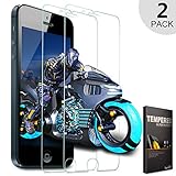 iPhone SE Screen Protector, LoHi 2-Pack iPhone 5S SE 5 5C Tempered Glass Screen Protector Film