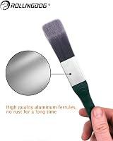 Cutting in Paint Brushes 2PC Small Decorator Set Triangular Square view 3