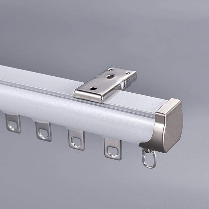 Mute Lockseam Barra de Cortina Doble, Carga Superior, Carga Lateral