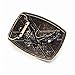 MASOP Western Animal Flying Eagle Bronze Flag Belt Buckle Mens Jeans Accessories