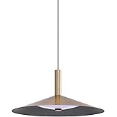 Nuvo Lighting 62/2092 Corrine - 18W CCT Selectable LED Pendant-6.38 Inches Tall and 14 Inches Wide, Finish Color: Burnished B