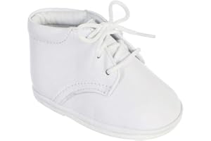 Avery Hill Boy's Leather High Top Lace-Up Baptism Special Occasion Shoes - Many Styles!
