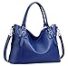 HESHE Genuine Leather Purses and Handbags for Women Tote Shoulder Bag Satchel Purse Top Handle Bags Hobo Crossbody Purse