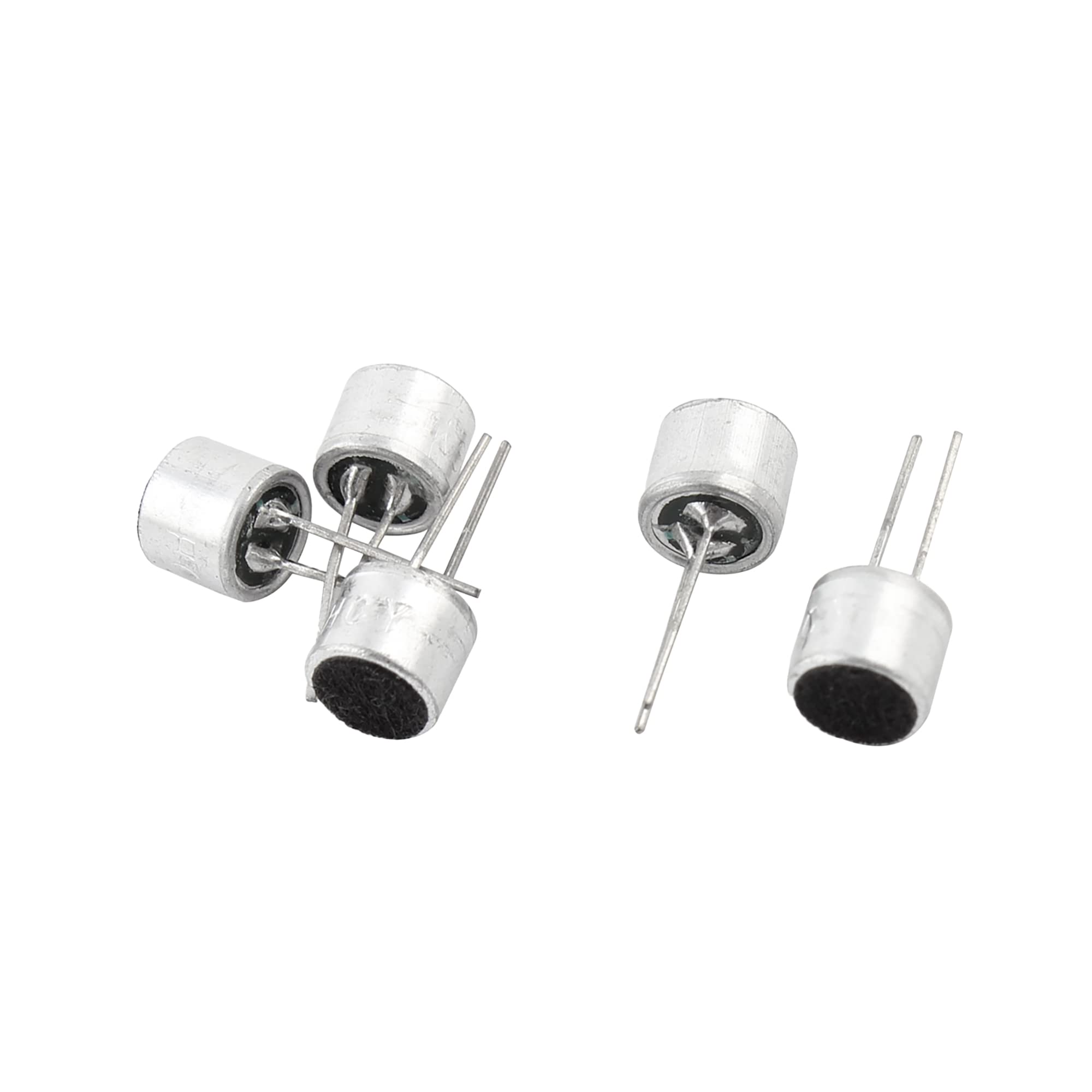 A ABSOPRO Electret Microphone Inserts 6050 PCB Pins Condenser (Set of 5)