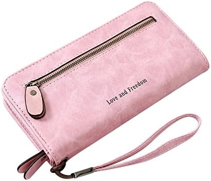 DAYSEVENTH Women Simple Fashion Letters Long Wallet Coin Purse Card Holders Handbag