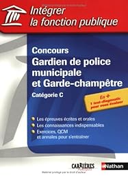 Concours gardien de police municipale et garde-champêtre