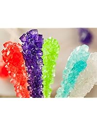 Palito de cristales de dulce, palos de cristal de azúcar para cumpleaños, bodas, recepción, dulces, decoraciones, novias y baby showers