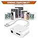 AUX Audio for iPhone7 Adapter Headphone Jack to 3.5mm Dongle 【Music+ Charge Same Time】 Headset Earphone Convertor Connector Cable for iphone7/8/X/XS for Car to Play Music Support ios11/12 Laterthumb 4