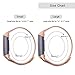 TOMALL Metal Bands for Fitbit Charge 3 Stainless Steel Replacement Wristband for Women Men (Rose Gold)