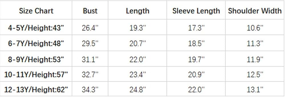 Mirawise Girls Pullover Hoodie Unicorn Sweatshirt with Pockets Hood Jacket 4-13Y: Clothing