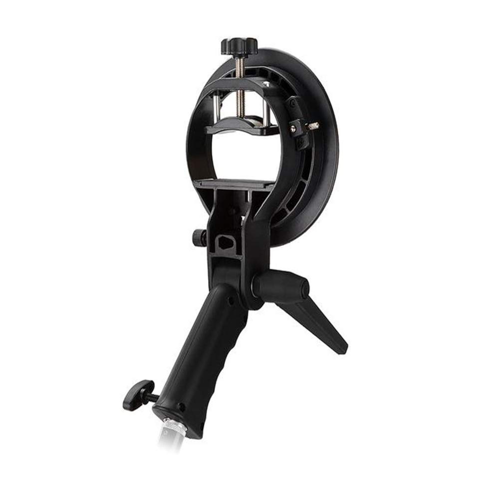 Bowens S-Type Speedlite Bracket with Hand Grip | Speedlite Adapter for Softbox Snoot & Light Shapers