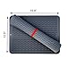 Large Dish Silicone Drying Mat, Draining Mat for Kitchen Counter, Dark Grey
