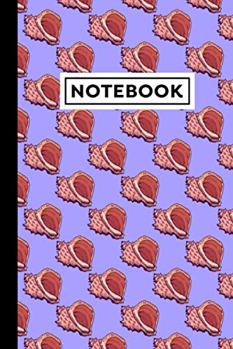 Notebook: Sea Shells Journal - Sea Shells Themed Gift For Seashells Lovers And Person Who Loves Seashells - Sea Shells Notebook - 6" x 9" - 120 Blank Lined Pages With Sea Shells Themed Borders