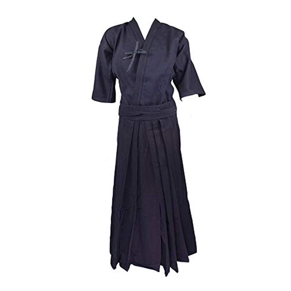 Japanese Kendo Uniform Set Aikido Samurai Hakama