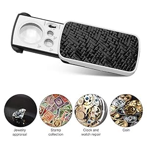 JARLINK LED Slide-Out Jewelers Loupe 